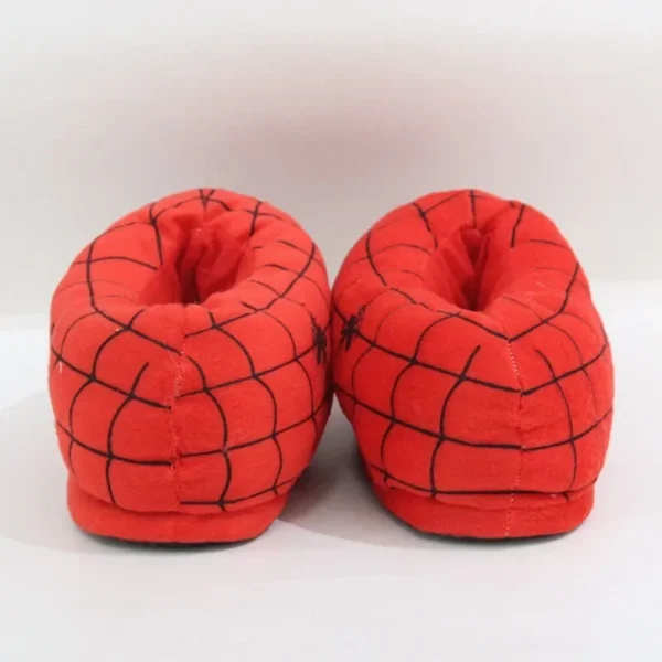 Disney Spider Man Plush Slippers Full Pack Warm Cotton Shoes Thickened Non-slip Cotton Stuffed Home Slippers Christmas Gift - Image 4