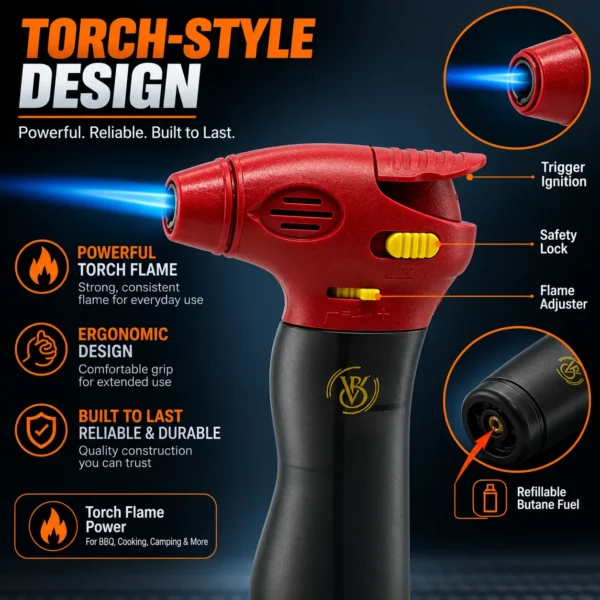 03 Image 26 juil. 2026, 22_27_20 (2) VB Torch Lighter 4.25 Inch – Pack of 9