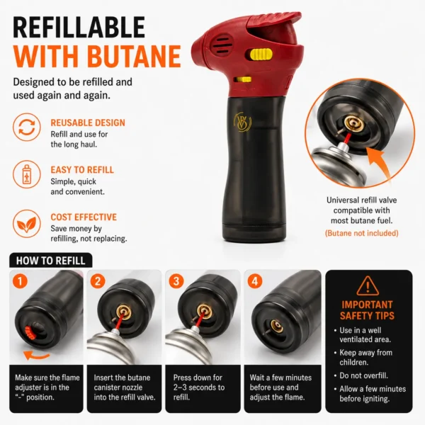 05 Image 26 juil. 2026, 22_31_27 VB Torch Lighter 4.25 Inch – Pack of 9