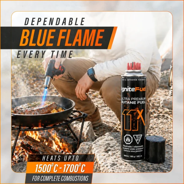 Artboard 2 IgniteFuel 11X Ultra Premium Butane Fuel 300ml (165g) - Pack of 1