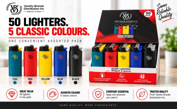 ChatGPT Image 3 sept. 2026, 23_13_48 VB Maxi Flint Disposable Lighter - Box of 50