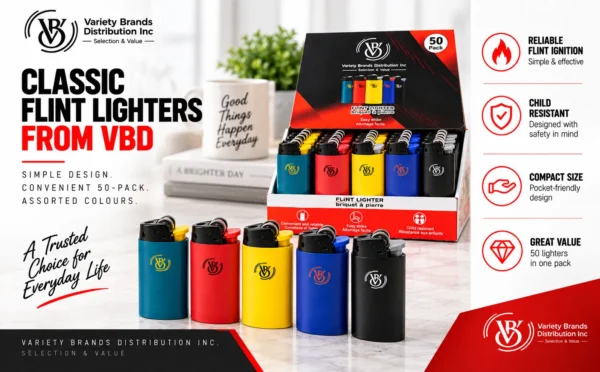 ChatGPT Image 3 sept. 2026, 23_18_10 VB Maxi Flint Disposable Lighter - Box of 50