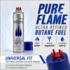Image 1 Pack of 1 PureFlame 99.99% Butane Fuel 300ml (165g) - Pack of 2