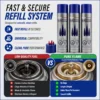 Image 3 PureFlame 99.99% Butane Fuel 300ml (165g) - Pack of 2