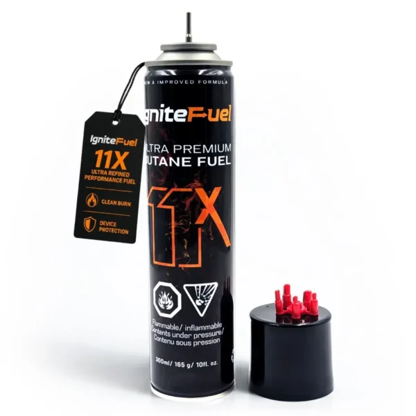 Main Image 02 IgniteFuel 11X Ultra Premium Butane Fuel 300ml (165g) - Pack of 1