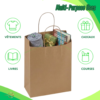 Pineuf brown kraft bags 10x5x13 - gallery 5 Brown kraft paper bags 10 x 5 x 13 inches - details and uses 5