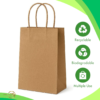 Pineuf brown kraft bags 5x3x8 - gallery 10 Brown kraft paper bags 5 x 3 x 8 inches - details and uses 10