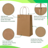 Pineuf brown kraft bags 5x3x8 - gallery 8 Brown kraft paper bags 5 x 3 x 8 inches - details and uses 8