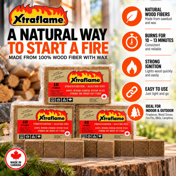 Xtraflame 144 cubes - features Xtraflame 144 cubes - features