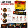 Xtraflame Mini-Logs 20 - Image 5 Xtraflame Mini-Logs fire starters pack of 20 - product information image 5