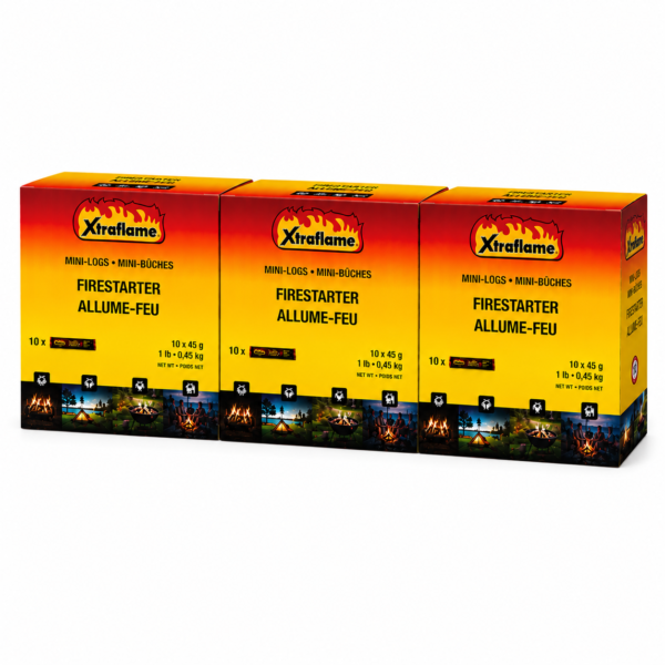 Xtraflame Mini Logs 30 - three boxes Xtraflame Mini Logs 30 - three boxes