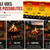 Xtraflame Mini Logs 30 - uses Xtraflame Mini Logs 30 - uses